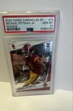 Michael Pittman Jr. 2020 Panini Chronicles Draft Picks Phoenix card