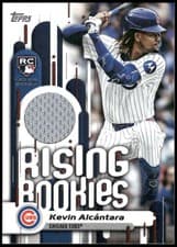 2025 Topps Update Rising Rookies Relics Kevin Alcántara #RRR-KA card