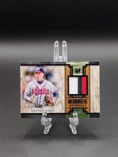 2025 Topps Museum Collection Meaningful Material Relics Chipper Jones #MMR-CJ card