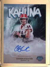 2025 Bowman University Chrome The Big Kahuna Autographs Gunner Stockton #BK-GS card