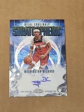 2025-26 Topps Chrome Stratospheric Signatures Bilal Coulibaly #SM-BC card
