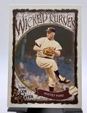 2025 Topps Allen & Ginter Wicked Curves Whitey Ford #WC-33 card
