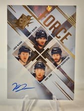 2024-25 SPx Force Autograph Parallel Vince Dunn #SF-BMBD card
