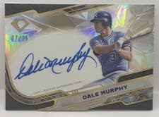 2025 Topps Diamond Icons Icons Chrome Autographs Dale Murphy #ACC-DM card