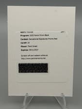 2025 Panini Prizm Black Sensational Signatures Trent Green #15 card