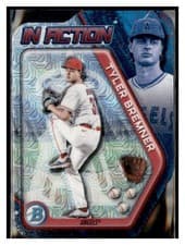 Tyler Bremner 2025 Bowman Draft Bowman in Action card