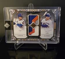 2025 Topps Transcendent Collection Dual Patch Pete Alonso #TCDP-LA card