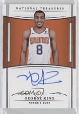 2018 Panini National Treasures George King Autograph #153