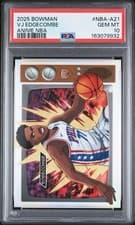 2025-26 Bowman Anime NBA VJ Edgecombe #NBA-A21 card