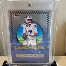 2025 Finest Landmark Metal Series Josh Allen #LMS-9 card