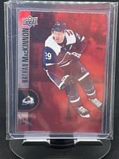 Nathan MacKinnon 2022 Upper Deck Tim Hortons Red Die Cuts card