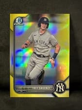 Trey Sweeney 2022 Bowman Chrome Prospects card