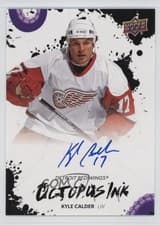 2025-26 Upper Deck Detroit Red Wings Centennial Octopus Ink Kyle Calder #OI-KC card