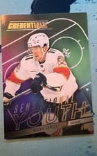2025-26 Upper Deck Credentials Sensational Youth Mackie Samoskevich #SY-7 card