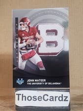 2025 Bowman University Chrome Lettered Up! John Mateer #LU-10 card