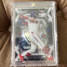 2025 Topps Chrome Black Depth of Darkness Bryce Harper #DOD-12 card