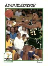 Alvin Robertson 1991-92 Hoops Base Set card