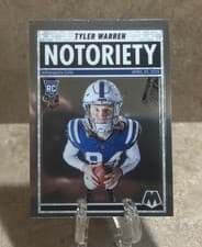 2025 Panini Mosaic Notoriety Tyler Warren #25 card