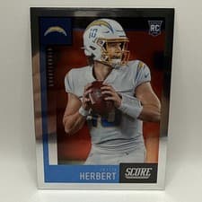 2020 Panini Chronicles Score Update Rookies Justin Herbert #443 card