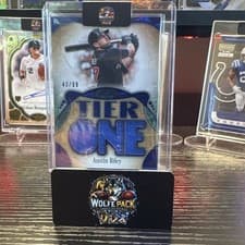 2026 Topps Tier One Tier One Relics Die-Cut Austin Riley #T1RD-ARI card
