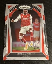 Nicolas Pepe 2020 Panini Prizm Premier League card