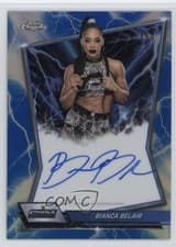2026 Topps Chrome WWE Blue Brand Autographs Bianca Belair #BBA-BIA card