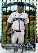 2025 Bowman Chrome Prospects Yorger Bautista #BCP-194 card