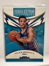 Miles Bridges 2018 Panini Contenders Rookie of the Year Contenders card