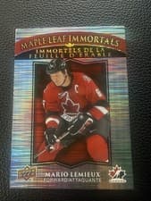 Mario Lemieux 2025 Upper Deck Tim Hortons Team Canada Maple Leaf Immortals card