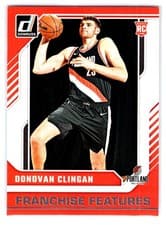 2024-25 Donruss Franchise Features Donovan Clingan #2 card