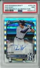 2025 Bowman Draft Chrome Prospect Autographs Dax Kilby #CPA-DK card