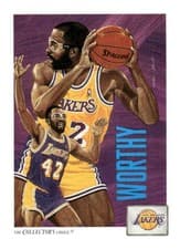 James Worthy 1991-92 Upper Deck Base Set card