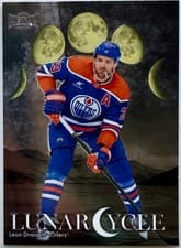 2025-26 SkyBox Metal Universe Lunar Cycle Leon Draisaitl #LC-10 card
