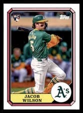 2025 Topps Archives 1987 Topps Boardwalk and Baseball Jacob Wilson #87BB-7 card