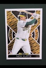 2025 Topps Update Topps Black Gold Nick Kurtz #BG-20 card