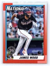 2025 Topps Chrome 1990 Topps Baseball James Wood #90CB-15