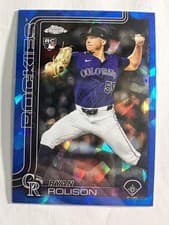 2025 Topps Chrome Update Sapphire Base Set Ryan Rolison #USC123 card