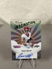 2025 Leaf Vivid Pure Imagination Autographs Isaac TeSlaa #PA-ITS card