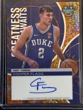 2024-25 Bowman's Best University Greatness Awaits Autographs Cooper Flagg #GAA-CF card
