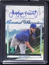 Jake Arrieta 2025 Panini Impeccable Award Winning Autographs card