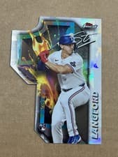 2024 Finest Firsts Die-Cut Wyatt Langford #FFD-5 card