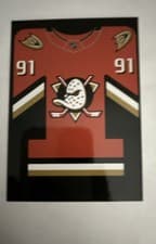 2024-25 Upper Deck Credentials Arena Giveaways - Jerseys Leo Carlsson #J-LC card