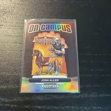2025 Panini Prizm Draft Picks On Campus Josh Allen #12 card