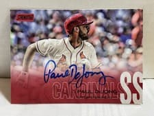 2018 Stadium Club Autographs Paul DeJong #SCA-PD