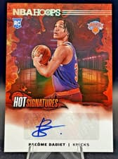 2024-25 Hoops Hot Signatures Rookies Pacome Dadiet #HSR-DAD card