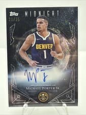 2025-26 Topps Midnight Midnight Sun Signatures Michael Porter Jr. #MS-MP card