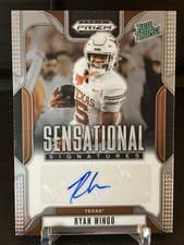 2025 Panini Prizm Draft Picks Sensational Signatures Ryan Wingo #4 card
