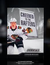 2024-25 Upper Deck Credentials Cheered to the Rafters Connor Bedard #CR-CB card
