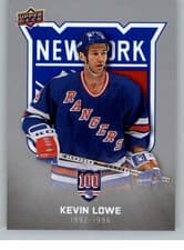 Kevin Lowe 2025-26 Upper Deck New York Rangers Centennial Base Set card