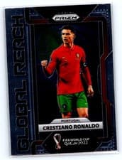 Cristiano Ronaldo 2022 Panini Prizm World Cup card